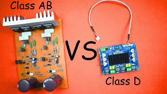 What is the difference between Class AB amplifier and Class D amplifier?